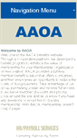 Mobile Screenshot of aaoamerica.org